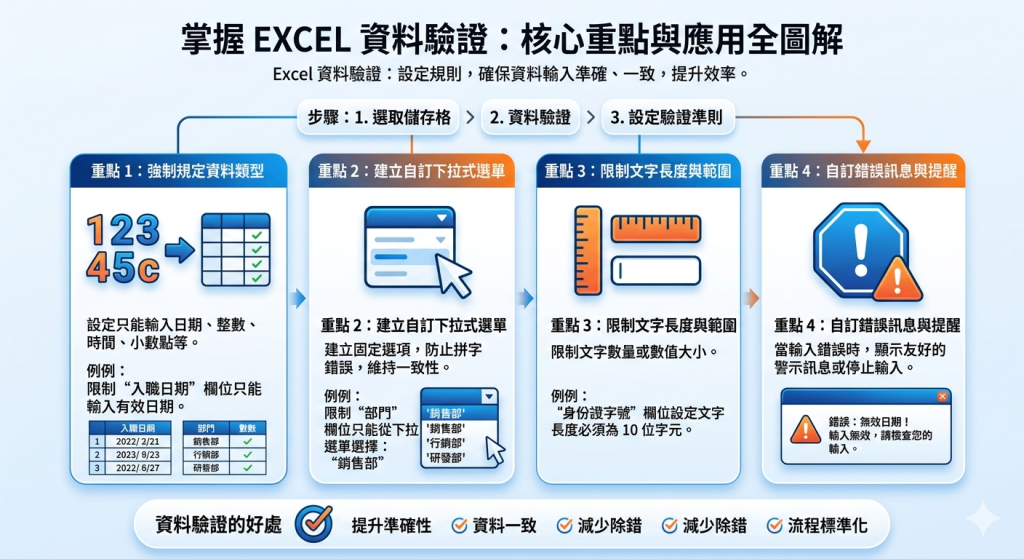Excel常用資料驗證