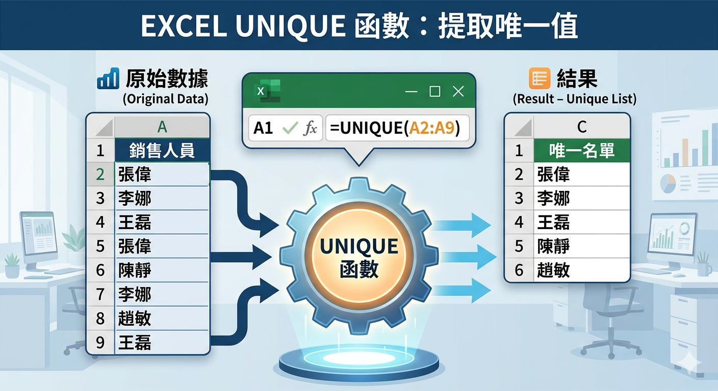 Unique函數 Unique函數