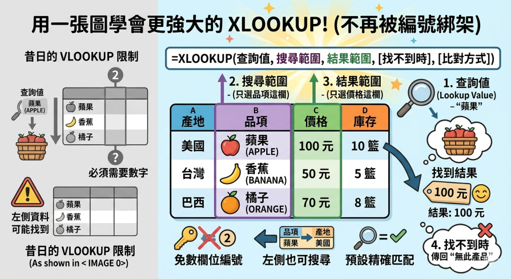 xlookup圖解 xlookup圖解