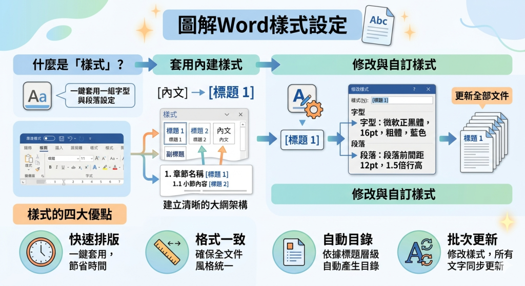 樣式設定 樣式設定