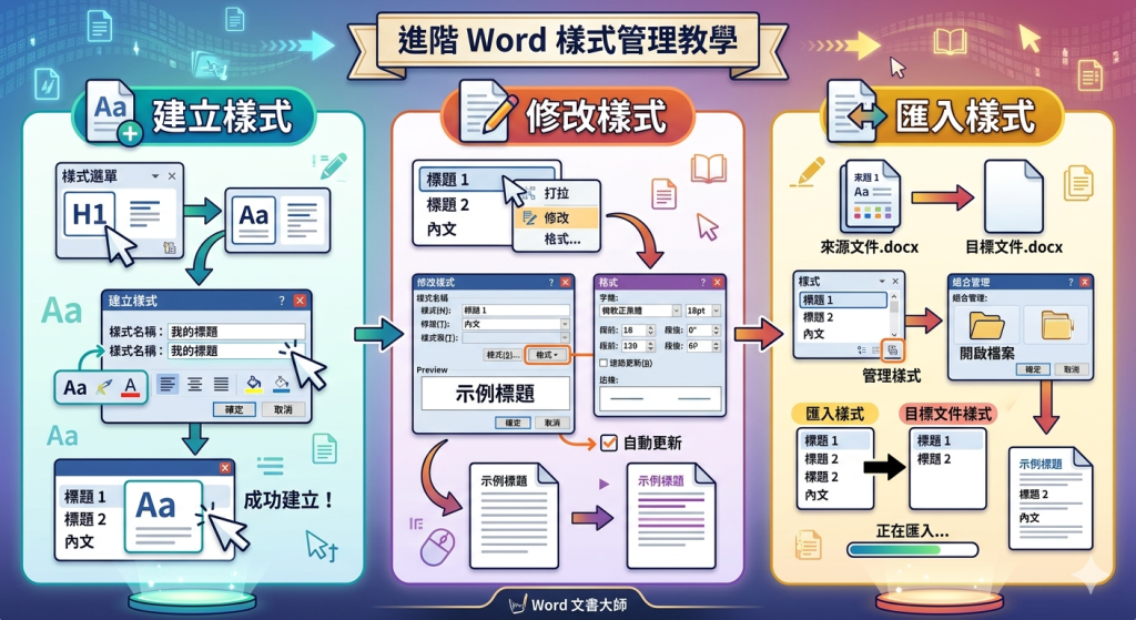 建立樣式 建立樣式